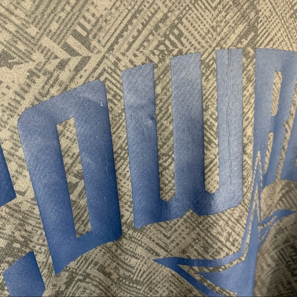 DALLAS COWBOYS ATHLETIC TOP. SHORT SLEEVE. CREWNECK. MENS XL - Picture 4 of 5